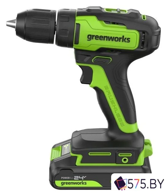 Дрель-шуруповерт Greenworks GD24DD35K2 3704007CUA (с 1-м АКБ) в магазине 575.by