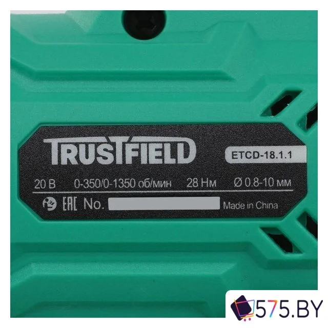 Дрель-шуруповерт Trustfield ETCD-18.1.1 (с 1-им АКБ) в магазине 575.by