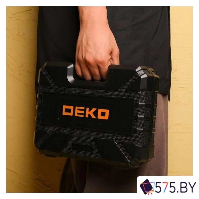 Дрель-шуруповерт Deko Banger SET 93 063-4168 (с 2-мя АКБ, кейс, набор оснастки) в магазине 575.by