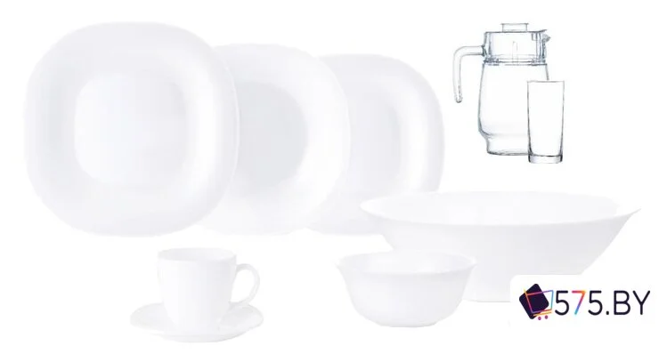 Столовый сервиз Luminarc Carine White N4781 в магазине 575.by