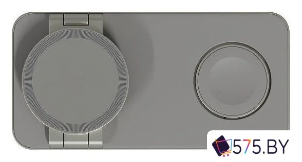 Беспроводное зарядное Magssory Yoga 3 в 1 Charging Station для Samsung Qi2 WCH017t (титан) в магазине 575.by