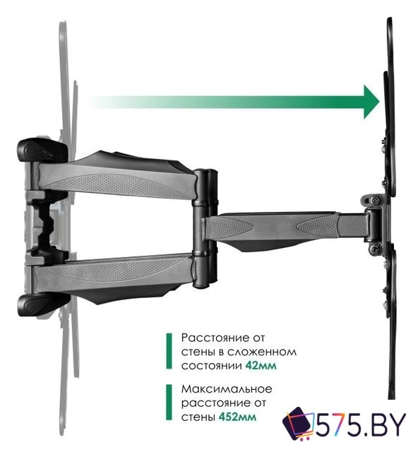 Кронштейн для телевизора Onkron M5 (черный) в магазине 575.by