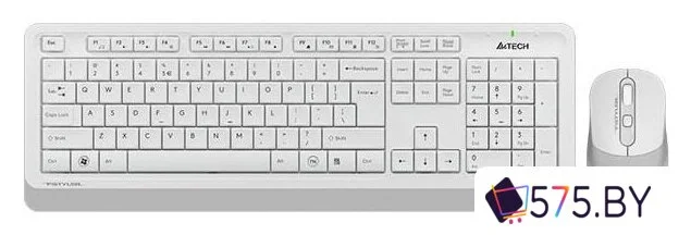 Офисный набор A4Tech Fstyler FG1010 (белый/серый) в магазине 575.by
