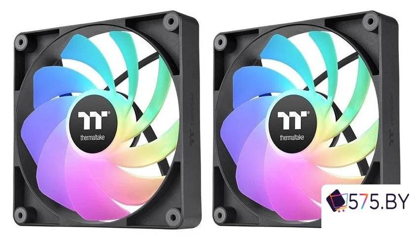 Комплект вентиляторов для корпуса Thermaltake CT140 Sync Reverse ARGB 2-Fan Pack CL-F174-PL14SW-A в магазине 575.by