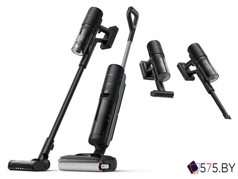 Пылесос Dreame H12 Dual FlexReach Wet and Dry Vacuum HHV31A (евровилка, черный) в магазине 575.by