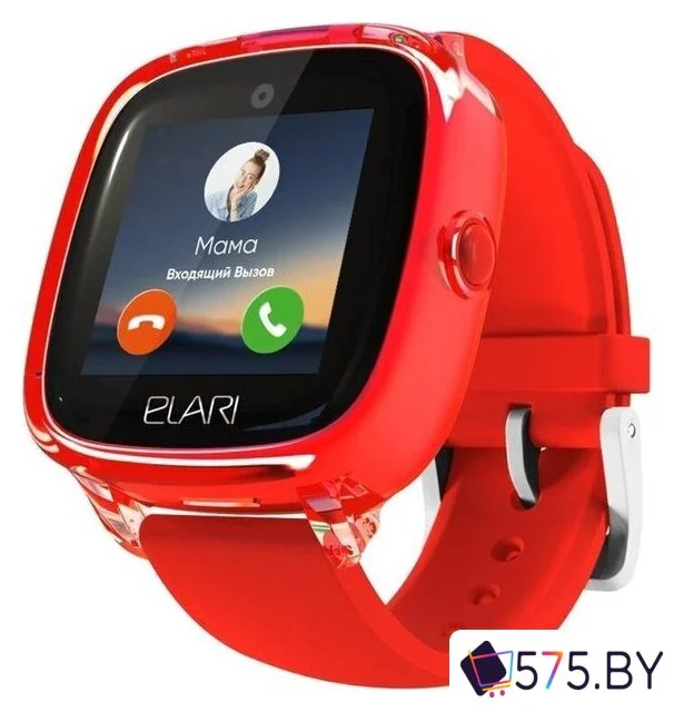 Детские умные часы Elari KidPhone Fresh 4G (красный) в магазине 575.by