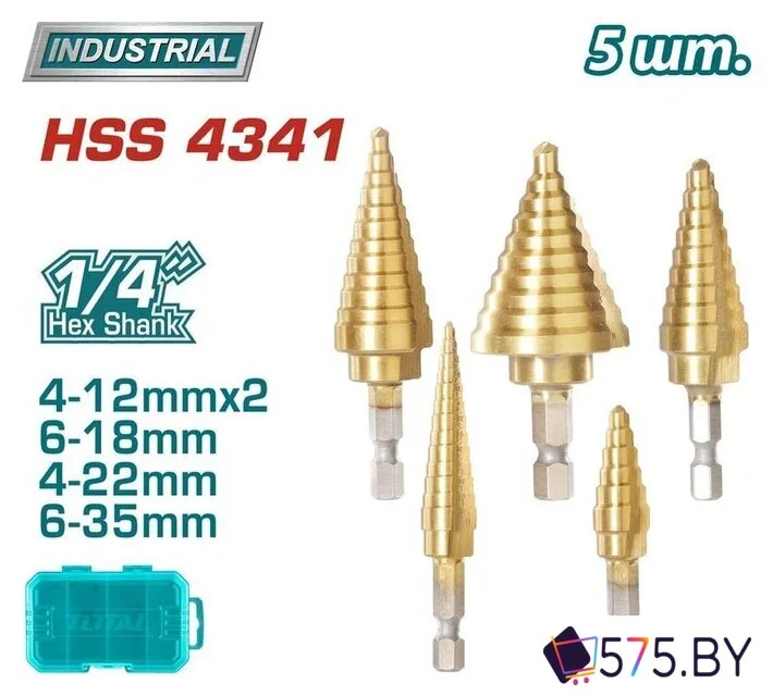 Набор сверл Total TACSD2051 (5 шт) в магазине 575.by