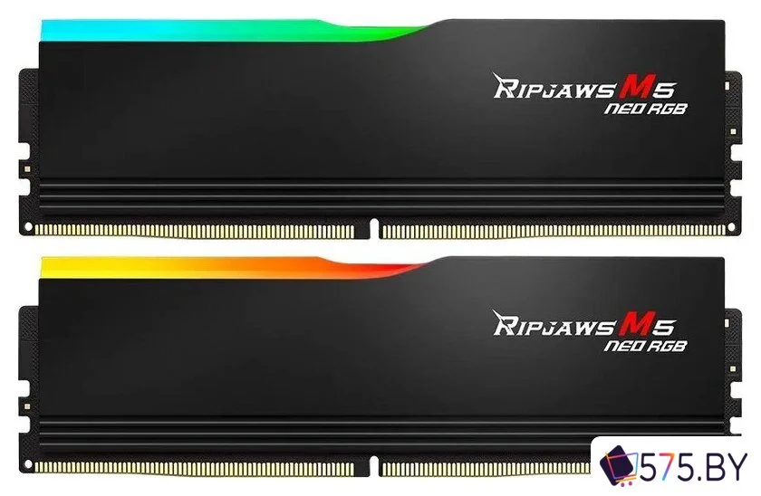 Оперативная память G.Skill Ripjaws M5 Neo RGB 2x32ГБ DDR5 6000 МГц F5-6000J3040G32GX2-RM5NRK в магазине 575.by
