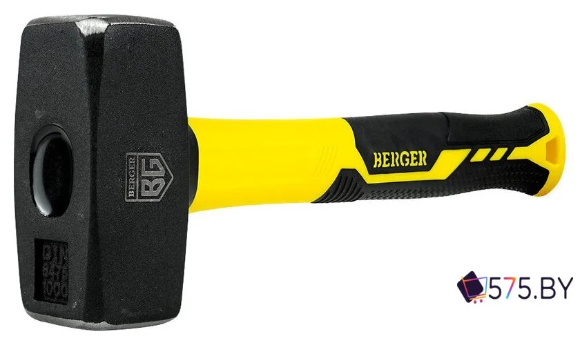 Кувалда Berger Кованая 1.5кг BG1517 (фиберглассовая рукоятка) в магазине 575.by