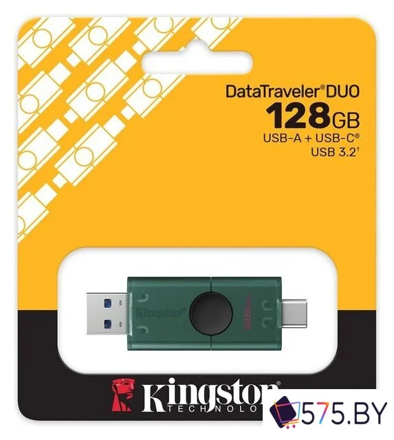 USB Flash Kingston DataTraveler Duo 128GB DTDEG2/128GB в магазине 575.by