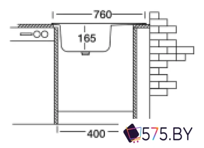 Кухонная мойка Kromevye ЕС 240 D в магазине 575.by