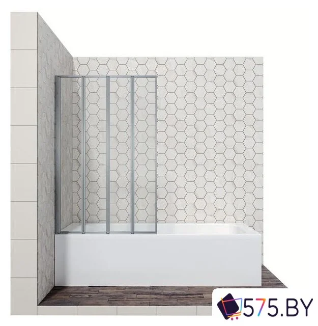 Стеклянная шторка для ванны Ambassador Bath Screens 16041110L 90 в магазине 575.by