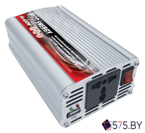 Автомобильный инвертор AVS 24/220V IN-600W-24 в магазине 575.by