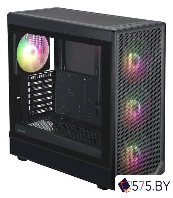 Корпус 1stPlayer AU8 ARGB AU8-BK-4FE7-14 (черный) в магазине 575.by