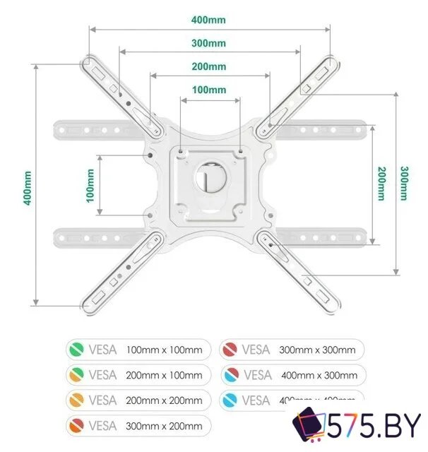 Кронштейн для телевизора Onkron M4 (белый) в магазине 575.by