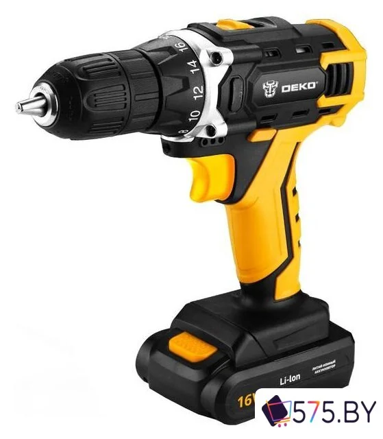 Дрель-шуруповерт Deko DKCD16FU-Li 063-4098 (с 1-им АКБ) в магазине 575.by
