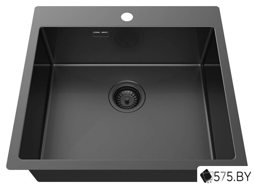 Кухонная мойка ZorG ZRN 5055 Premium PVD Gunblack в магазине 575.by