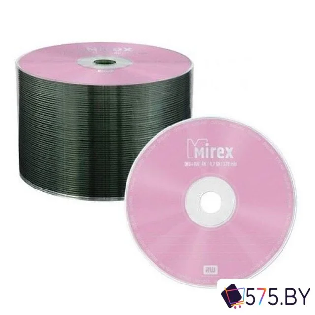 DVD+RW диск Mirex 4.7Gb 4x UL130022A4T (50 шт.) в магазине 575.by