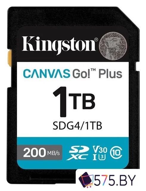 Карта памяти Kingston Canvas Go! Plus SDXC 1TB SDG4/1TB в магазине 575.by