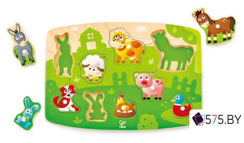 Мозаика/пазл Hape Ферма E1408 в магазине 575.by