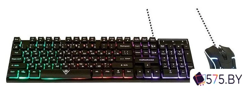 Игровой набор Nakatomi KMG-2305U (черный) в магазине 575.by