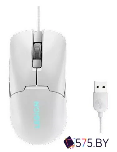 Игровая мышь Lenovo Legion M300s RGB (белый) в магазине 575.by
