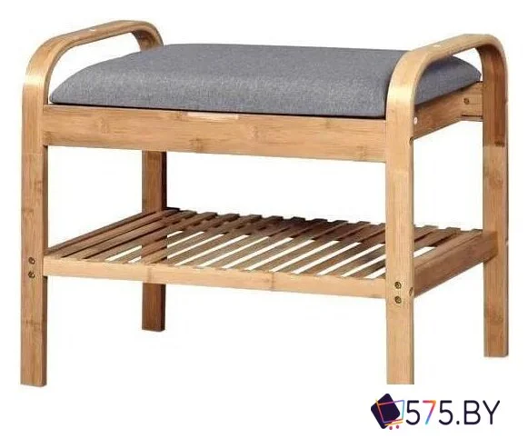 Банкетка Halmar ST-12 60/33/50 (натуральный/серый) в магазине 575.by