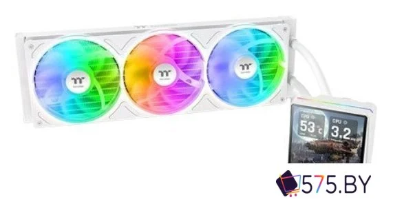 Система жидкостного охлаждения для процессора Thermaltake TH360 V3 Ultra ARGB Sync Snow Edition CL-W476-PL12SW-A в магазине 575.by
