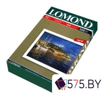 Фотобумага Lomond глянцевая односторонняя A4 85 г/кв.м. 500 листов (0102146) в магазине 575.by