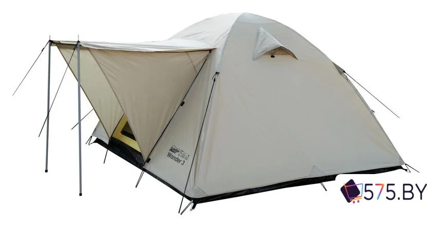 Треккинговая палатка Tramp Lite Wonder 3 (песочный) в магазине 575.by