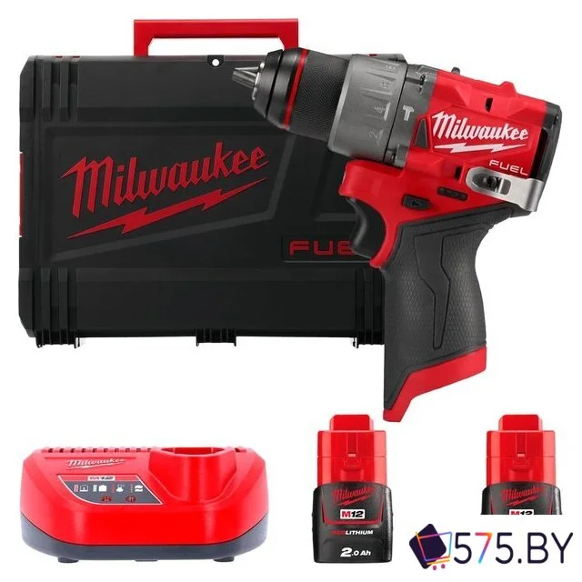 Ударная дрель-шуруповерт Milwaukee M12 FUEL M12FPD2-202X 4933479868 (с 2-мя АКБ 2 Ач, кейс) в магазине 575.by