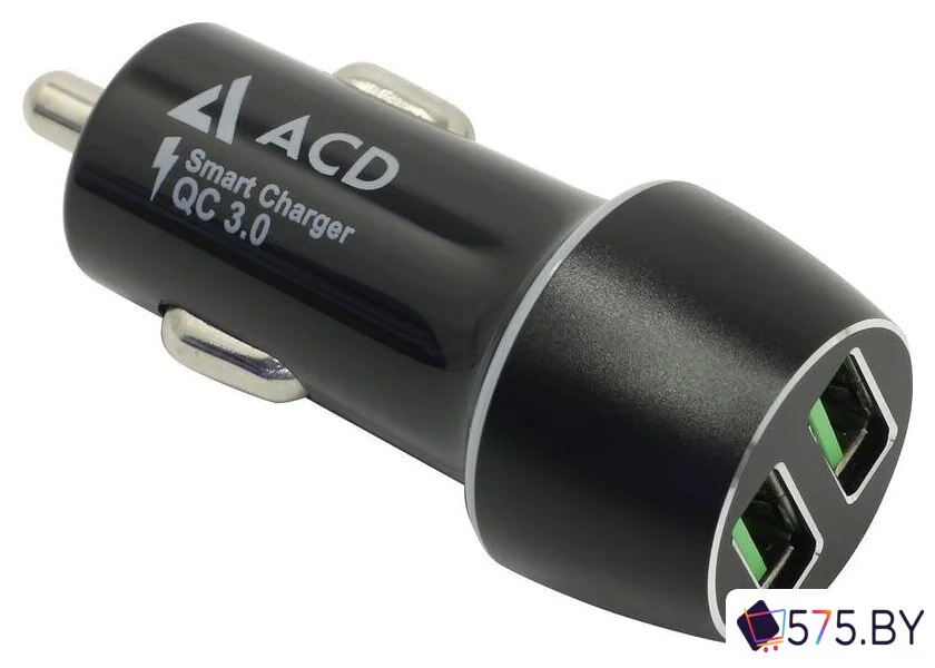 Автомобильное зарядное ACD ACD-С362Q-V1B в магазине 575.by
