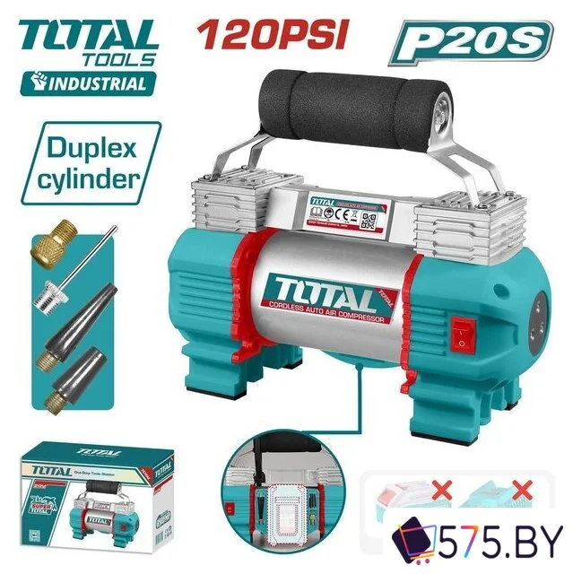 Автомобильный компрессор Total TACLI2026 (без АКБ) в магазине 575.by