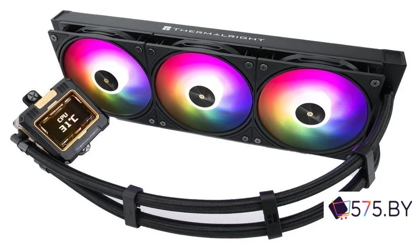 Система жидкостного охлаждения для процессора Thermalright Frozen Warframe 360 ARGB (черный) в магазине 575.by
