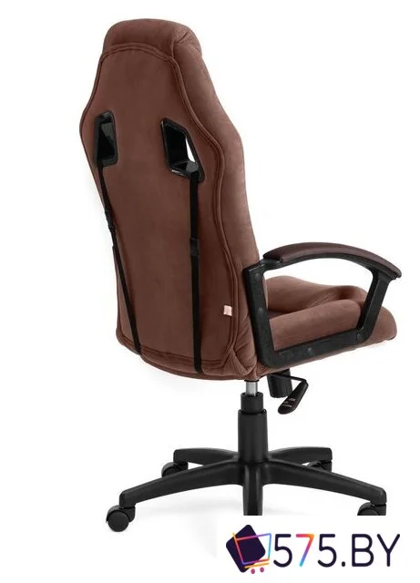 Игровое (геймерское) кресло TetChair Driver (флок/ткань, коричневый) в магазине 575.by