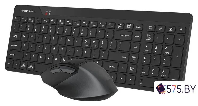 Офисный набор A4Tech Fstyler FG2400 Air2 (черный) в магазине 575.by