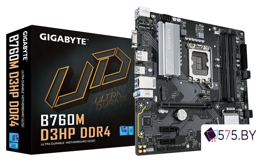 Материнская плата Gigabyte B760M D3HP DDR4 в магазине 575.by