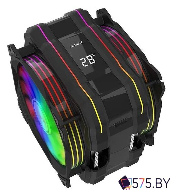 Кулер для процессора ALSEYE M120D Plus (черный) в магазине 575.by