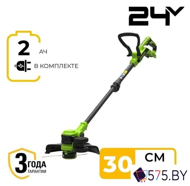 Триммер Greenworks ST3002 ST3002UA (с 1-им АКБ) в магазине 575.by