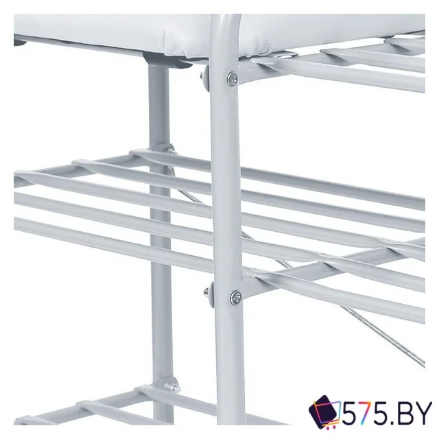 Полка для обуви Nika ЭТЛ3-1/МС (светло-серый/матовый серый) в магазине 575.by