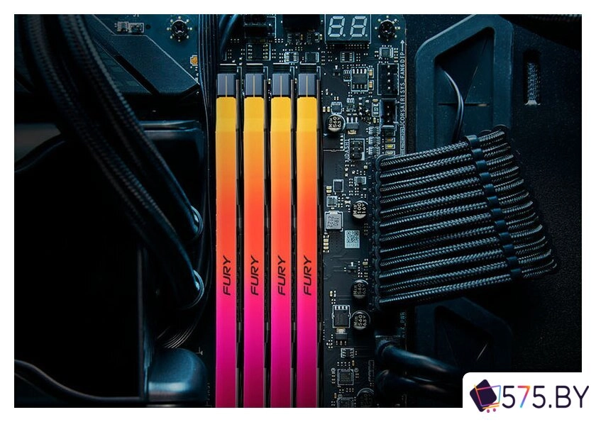 Оперативная память Kingston FURY Renegade RGB 16ГБ DDR5 7200МГц KF572C38RSA-16 в магазине 575.by