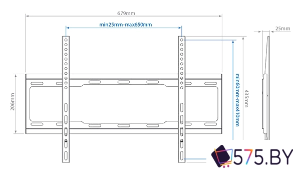 Кронштейн для телевизора Arm Media Steel-1 в магазине 575.by