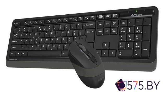 Офисный набор A4Tech Fstyler FG1010 (черный/серый) в магазине 575.by
