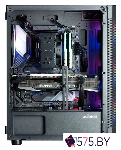 Корпус Zalman i4 TG (черный) в магазине 575.by