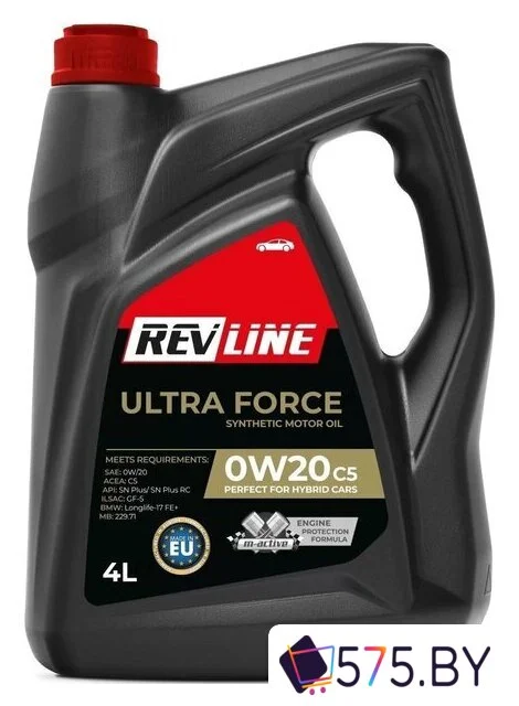 Моторное масло Revline Ultra Force C5 0W-20 4л в магазине 575.by
