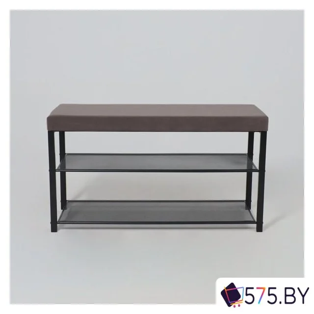 Банкетка AksHome ТОРОНТО 33С (серый/черный) в магазине 575.by