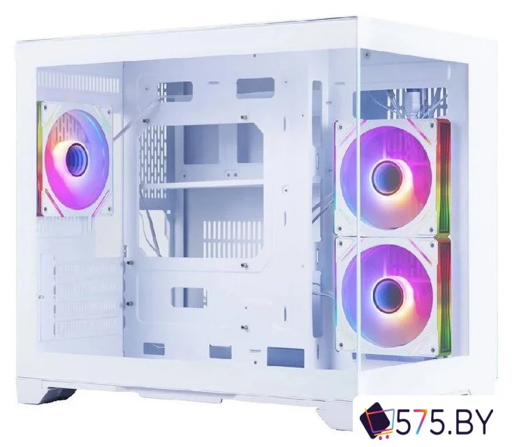 Корпус 1stPlayer MV6-TRANSPARENT ARGB (белый) в магазине 575.by