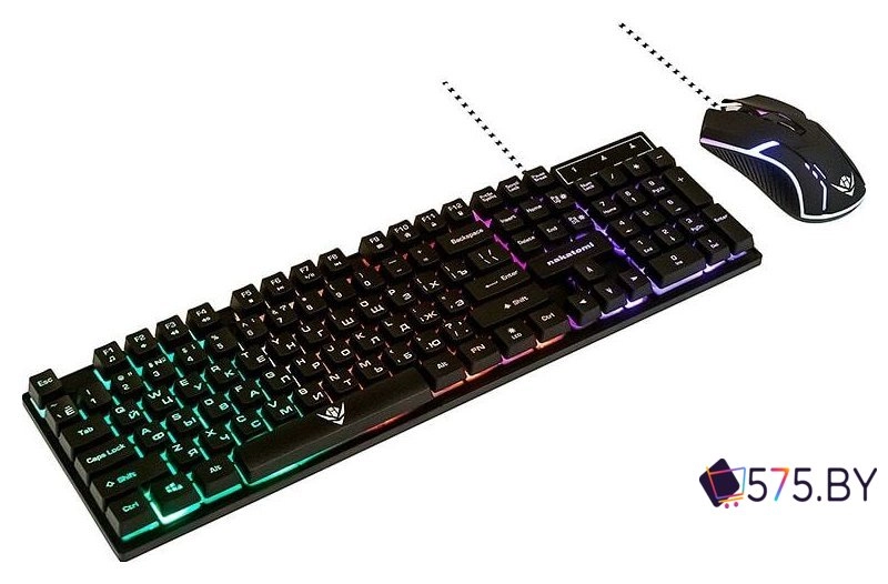 Игровой набор Nakatomi KMG-2305U (черный) в магазине 575.by