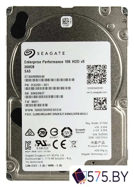Жесткий диск Seagate Enterprise Performance 10K v.8 300GB [ST300MM0048] в магазине 575.by