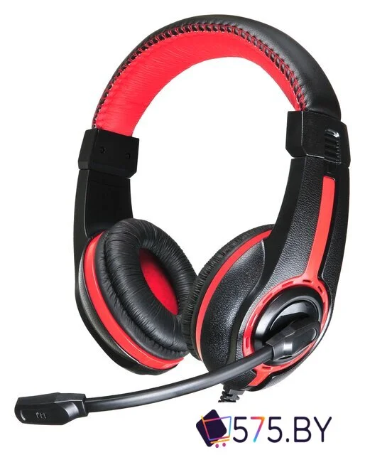 Наушники Оклик HS-L200 (черный/красный) в магазине 575.by